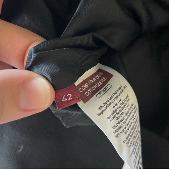 Comptoir Des Cotonniers Leather Block Dress - Picture 9 of 14